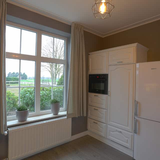 Modern White Kitchen Interior 2